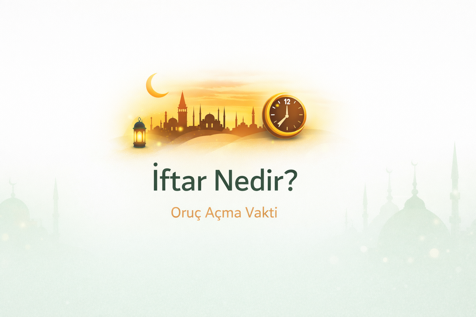 İftar nedir sayfası görseli