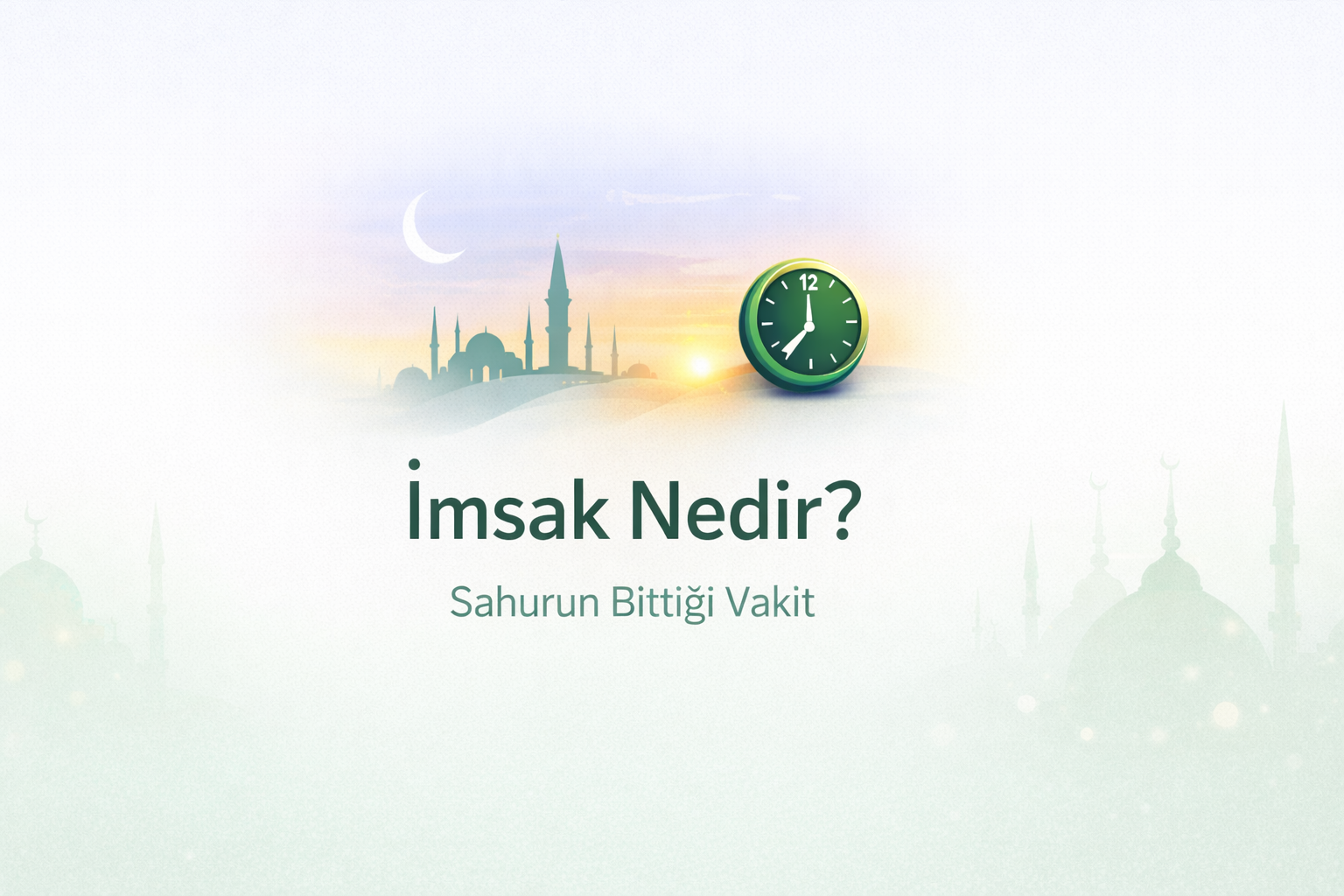 İmsak nedir sayfası görseli